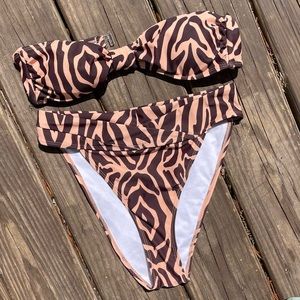 Nasty Gal Bandeau Bikini Set
